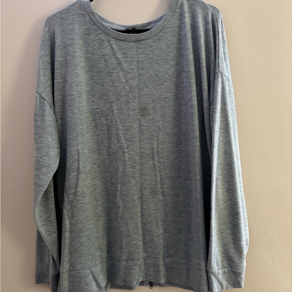 Premise Heather Gray Crewneck Top